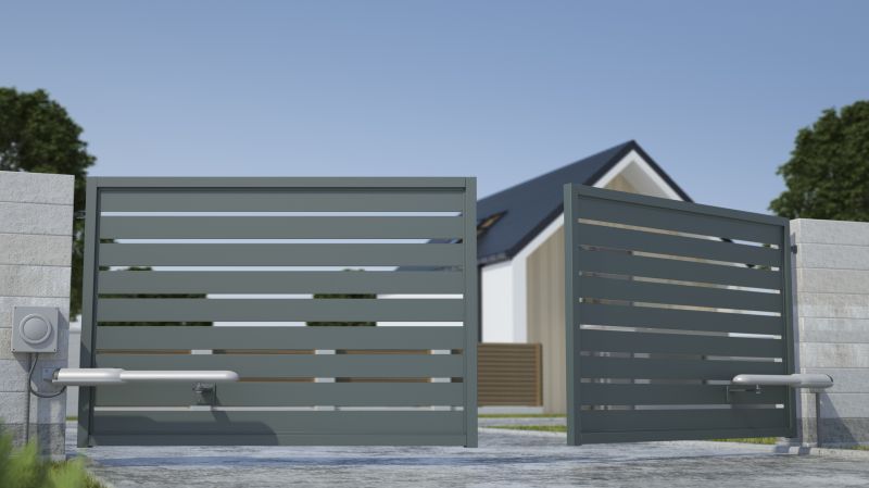 Professional Installer Adjusting Gate