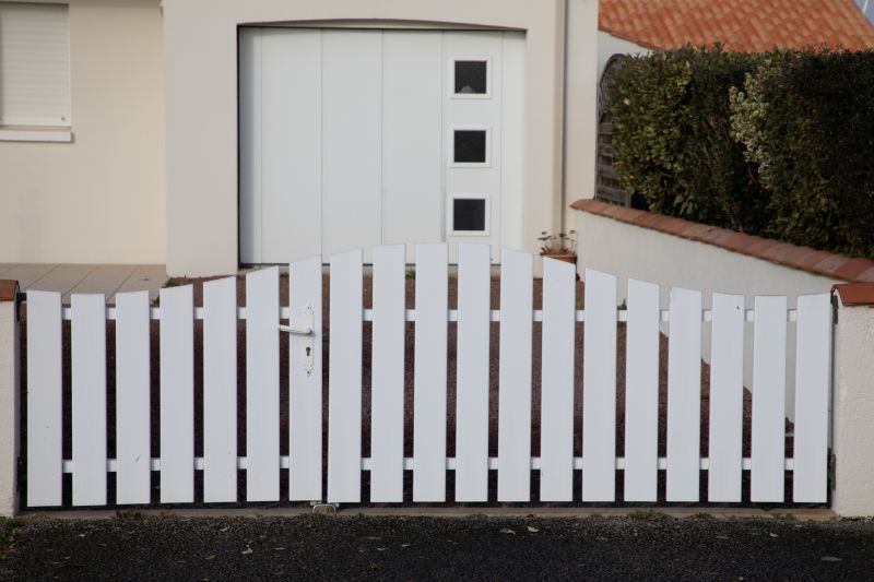 Elegant Wooden Driveway Gate