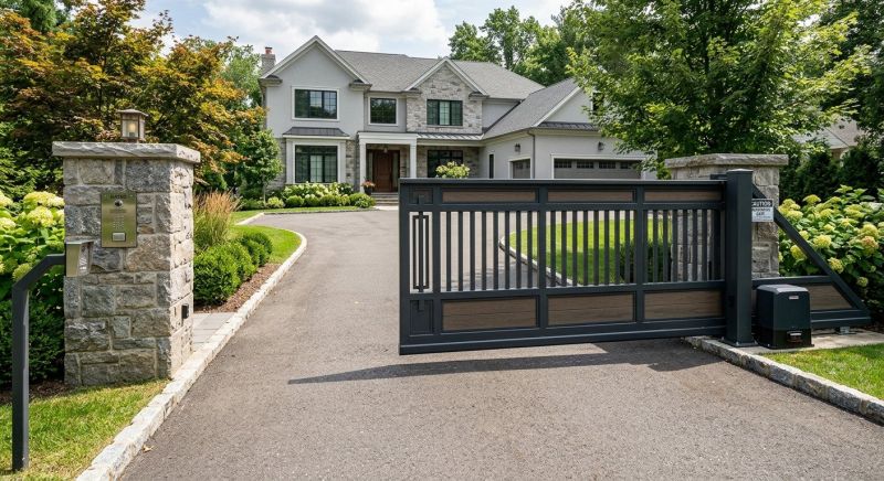 Entrance Gate Installation in Boca Raton, FL