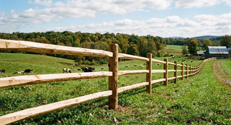 Split Rail Fence Installation in Sacramento, CA